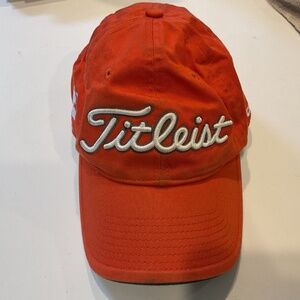 Titelist Pro V1, FJ, Adjustable Ball/Golf Cap, Orange